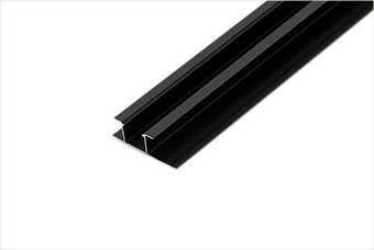 弋阳航空纤维墙咔铝合金带灯中条（哑黑氧化）