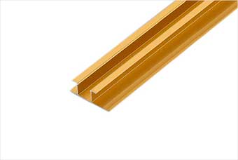 弋阳航空纤维墙咔铝合金带灯中条（钛金氧化）