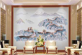 弋阳森佰汇航空纤维墙咔（唯我中华）