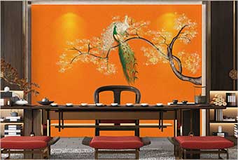 弋阳森佰汇航空纤维墙咔（春花秋月）